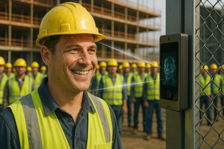 control de acceso para contratistas en obra